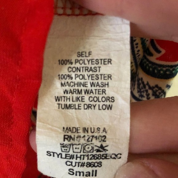 Miami Blouse size Small Polka‎ dot and Paisley - Picture 4 of 7